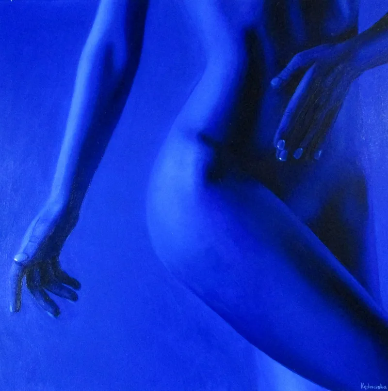 Blue X
